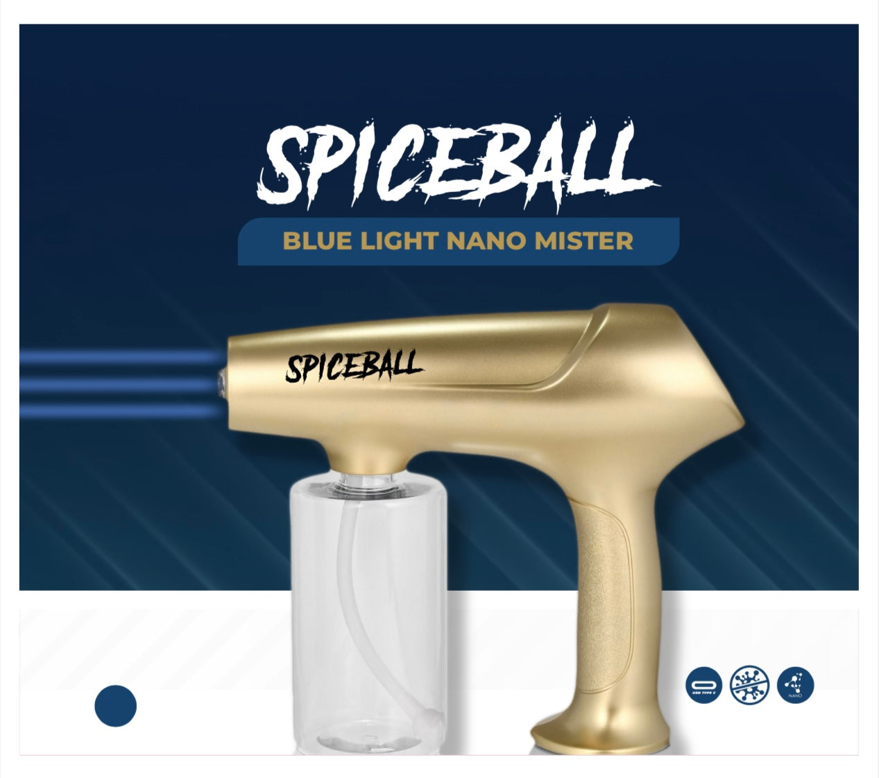 Blue Light Spiceball Gun