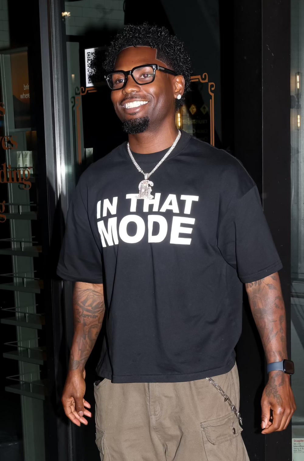 In That Mode Black Tee
