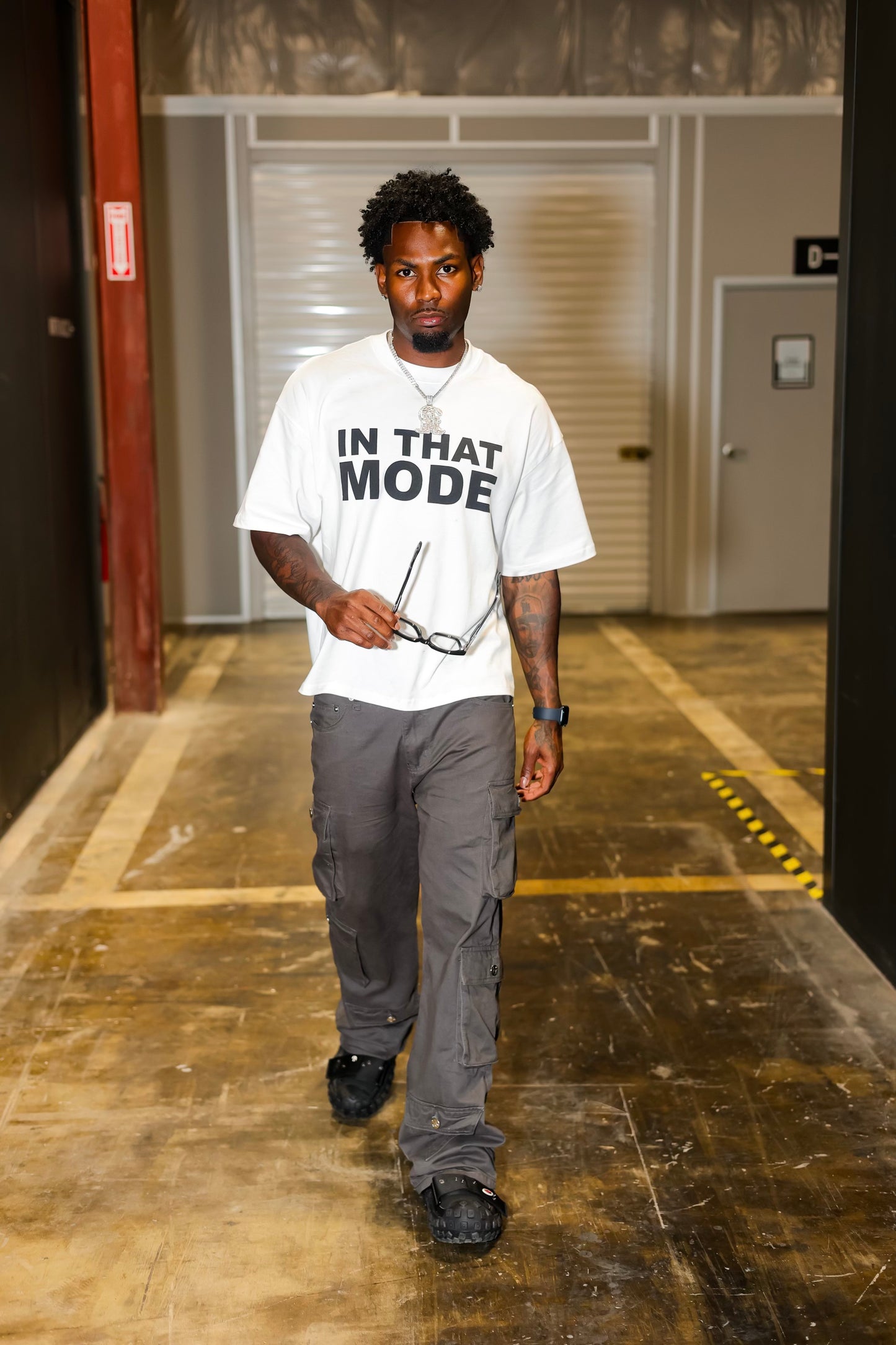 “In That Mode” White Tee