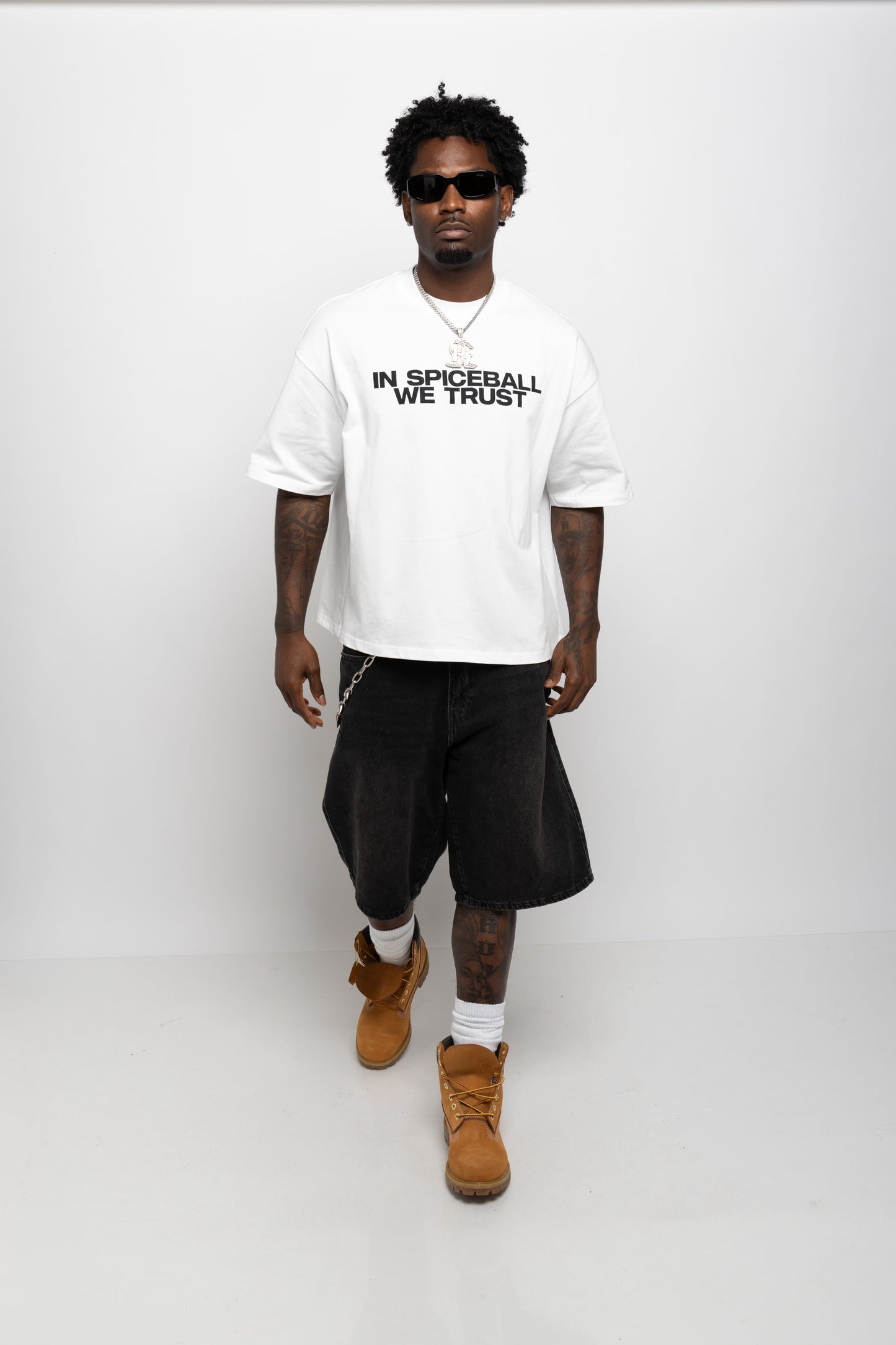 “In Spiceball We Trust” White Tee